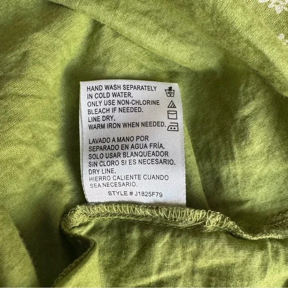 Bila 77 Green Floral Tiered Midi Dress - Boho Cottagecore - XS - Picture 6 of 6